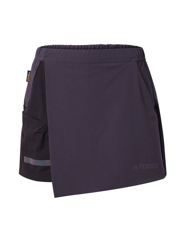 ADIDAS TERREX ADIDAS TERREX Športne hlače 'Campyx Skort'  temno liila / črna