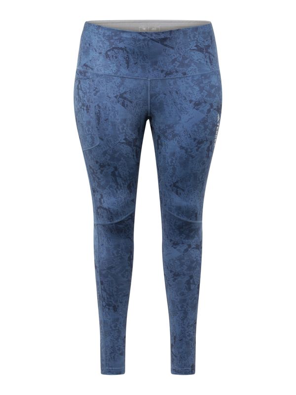 ADIDAS TERREX ADIDAS TERREX Športne hlače 'Multi Allover Print '  marine / mornarska / siva