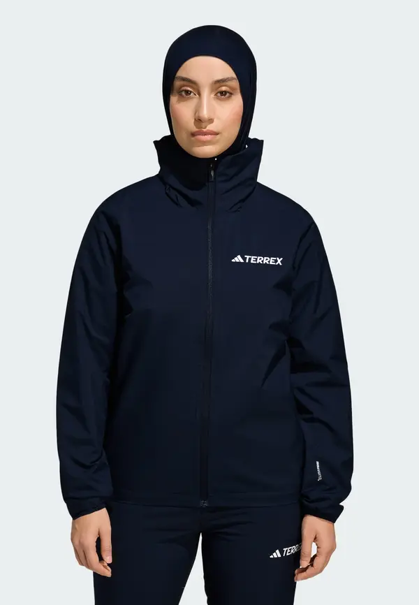 ADIDAS TERREX ADIDAS TERREX Zunanja jakna 'Essentials'  nočno modra / bela