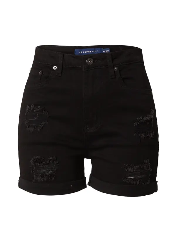AÉROPOSTALE AÉROPOSTALE Kavbojke  črn denim