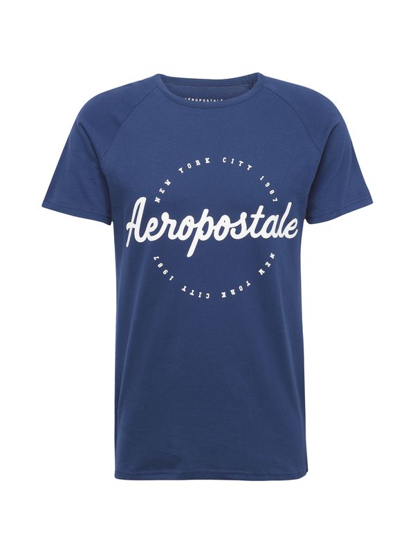 AÉROPOSTALE AÉROPOSTALE Majica 'NEW YORK CITY'  mornarska / bela