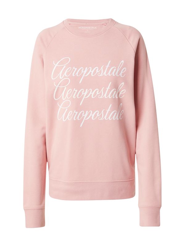 AÉROPOSTALE AÉROPOSTALE Majica  pastelno roza / bela