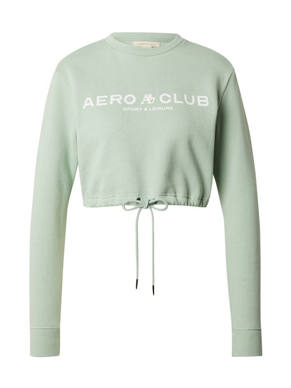 AÉROPOSTALE AÉROPOSTALE Majica  pastelno zelena / bela