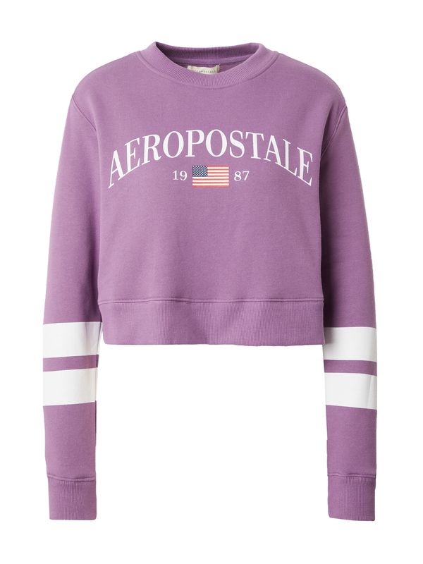 AÉROPOSTALE AÉROPOSTALE Majica 'USA'  mornarska / lila / rdeča / bela