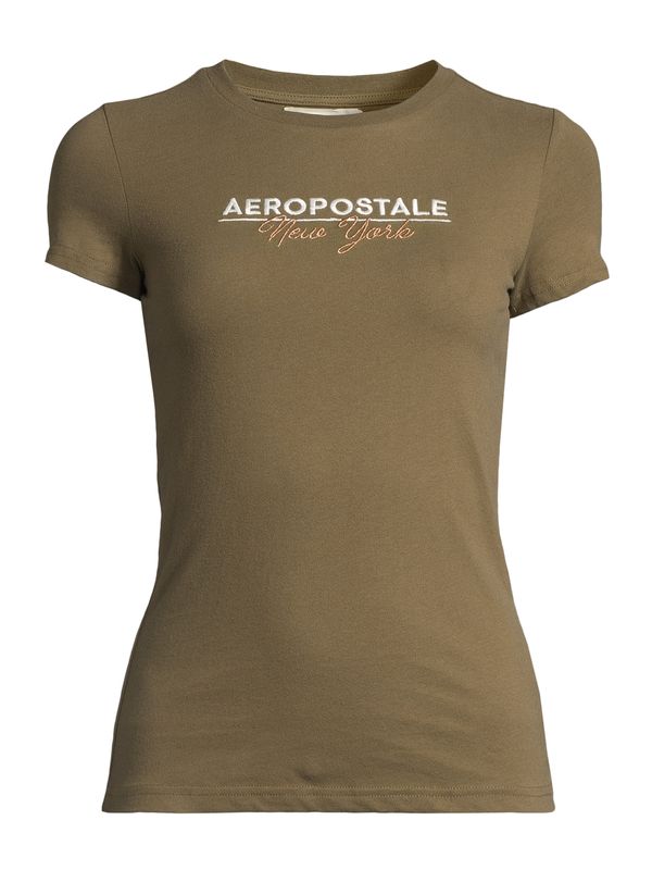 AÉROPOSTALE AÉROPOSTALE Majica  zlata / oliva / bela