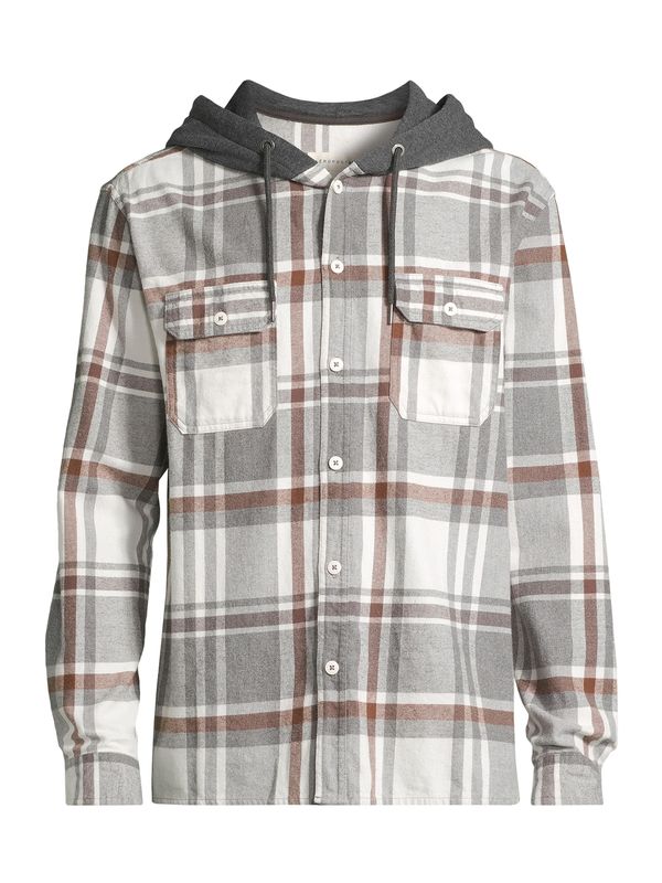 AÉROPOSTALE AÉROPOSTALE Srajca  rjava / temno siva / pegasto siva / bela