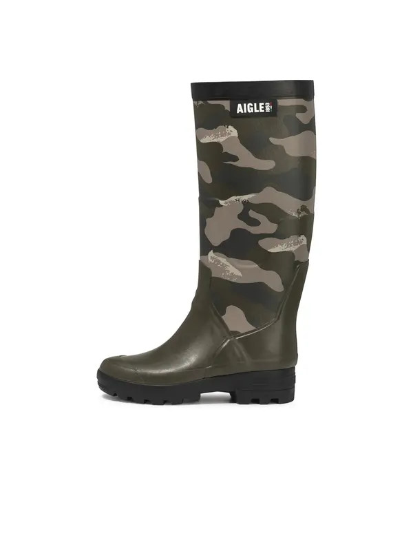 AIGLE AIGLE Gumijasti škornji 'Benyl'  kaki / oliva / jelka