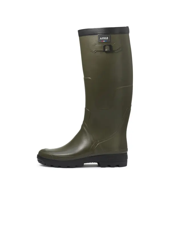 AIGLE AIGLE Gumijasti škornji 'Benyl'  oliva / črna