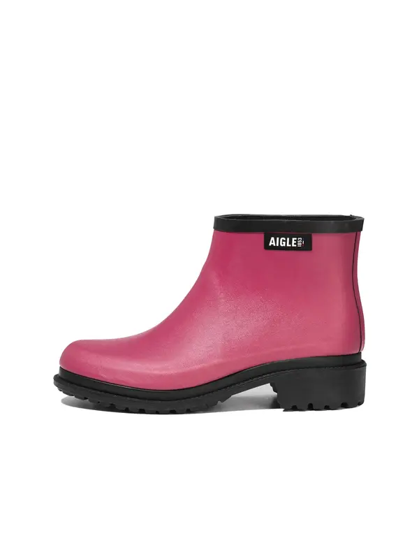 AIGLE AIGLE Gumijasti škornji 'Fulfeel'  roza / črna