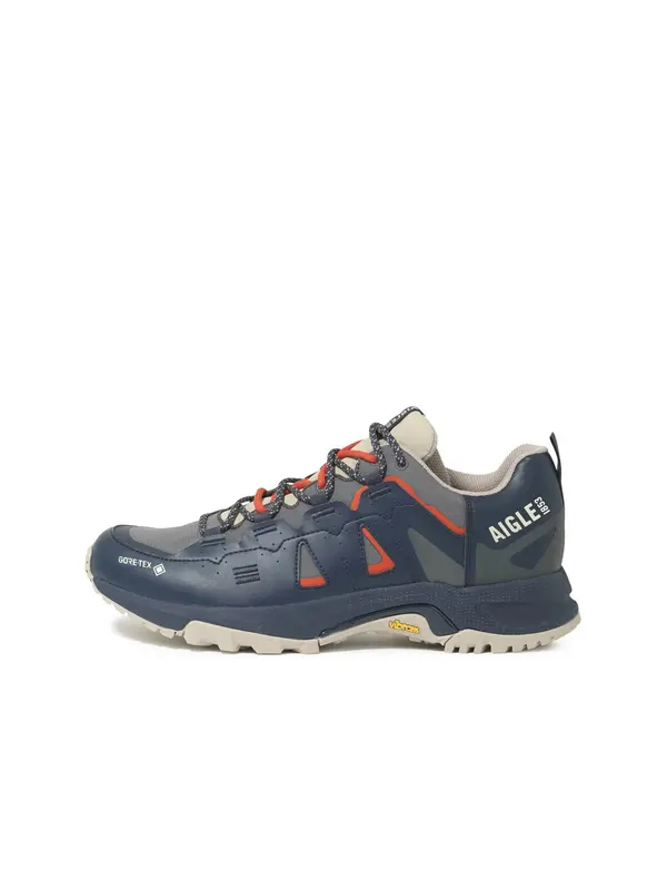 AIGLE AIGLE Nizki čevelj 'Pariot'  marine / dimno modra / jastog / bela