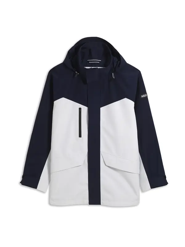 AIGLE AIGLE Prehodna jakna 'GORE-TEX'  temno modra / bela