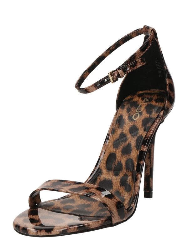 ALDO ALDO Sandali s paščki 'JACYNTHE'  karamel / črna