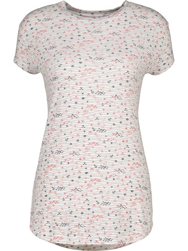 Alife and Kickin Alife and Kickin Majica 'MalisaAK'  nočno modra / svetlo rdeča / bela