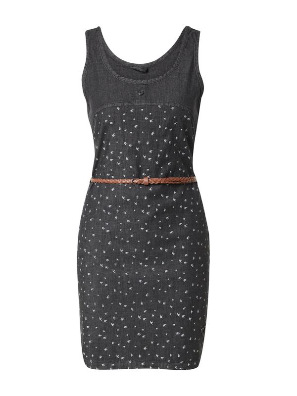 Alife and Kickin Alife and Kickin Poletna obleka 'DoiaAK'  konjak / črna / bela