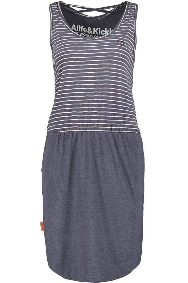 Alife and Kickin Alife and Kickin Poletna obleka 'RosalieAK'  marine / bela