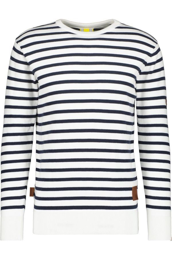 Alife and Kickin Alife and Kickin Pulover 'ValentinAK'  nočno modra / rjava / bela