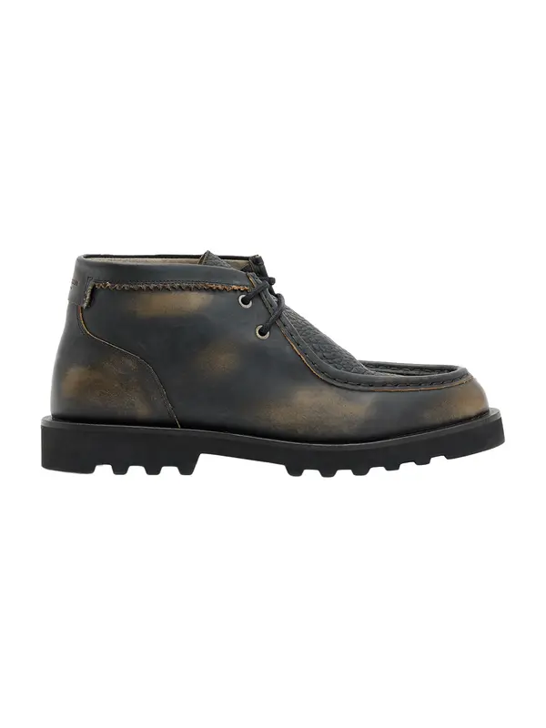 AllSaints AllSaints Gležnarji z vezalkami  rjava