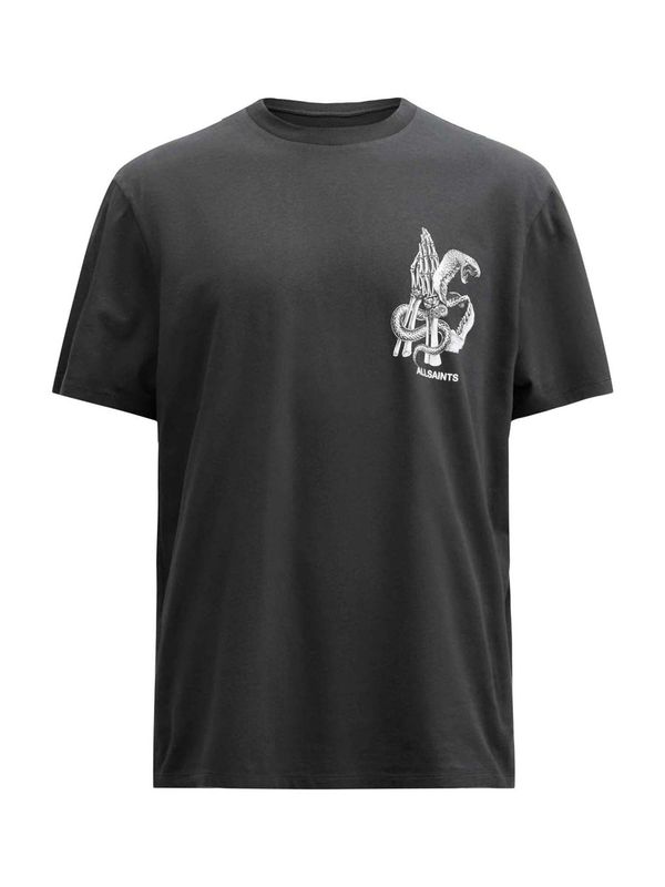 AllSaints AllSaints Majica  črna / bela