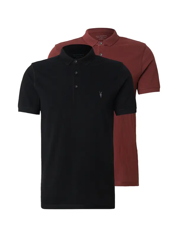 AllSaints AllSaints Majica  rjasto rdeča / črna