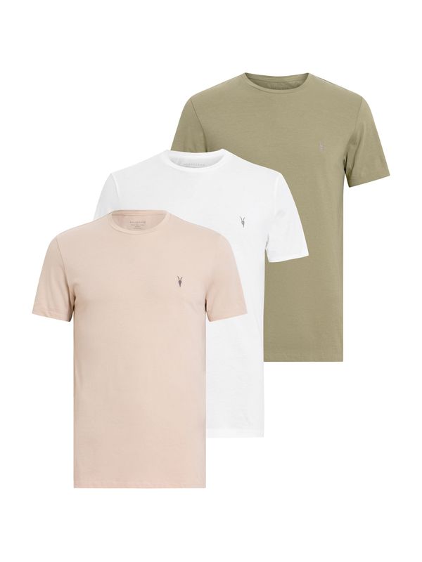 AllSaints AllSaints Majica 'TONIC'  bež / oliva / off-bela