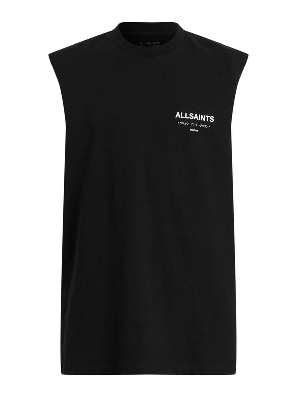 AllSaints AllSaints Majica 'UNDERGROUND'  črna / bela