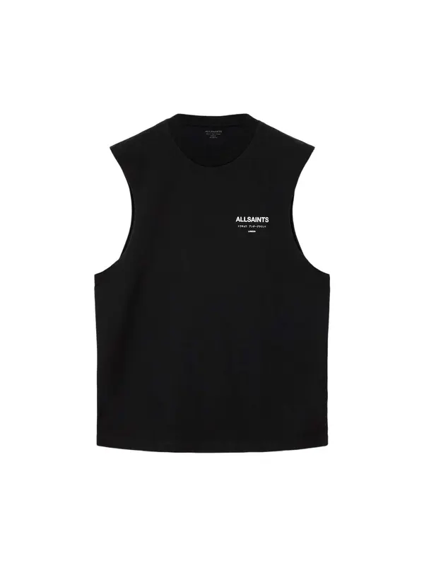 AllSaints AllSaints Majica 'UNDERGROUND'  črna / bela