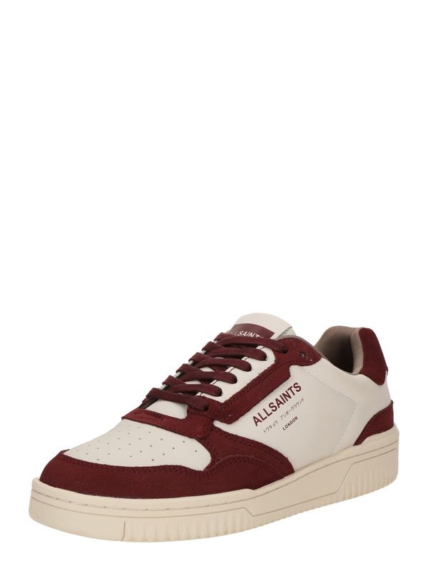 AllSaints AllSaints Nizke superge  svetlo bež / temno rdeča