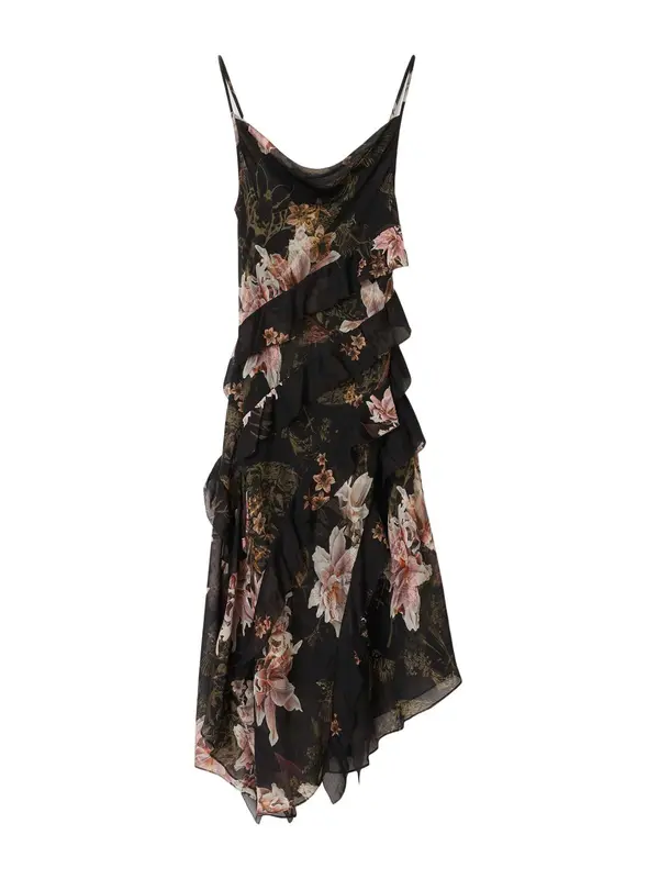 AllSaints AllSaints Obleka 'RUTH'  nude / konjak / mauve / črna