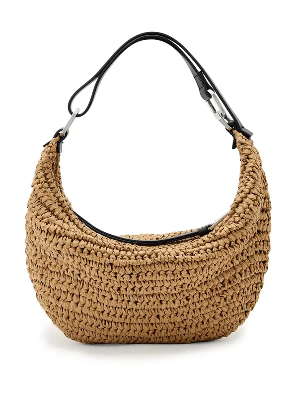AllSaints AllSaints Torba za čez ramo 'LUNA'  kapučino / črna