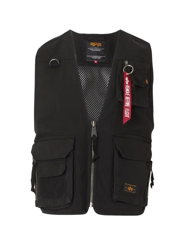 ALPHA INDUSTRIES ALPHA INDUSTRIES Brezrokavnik  črna