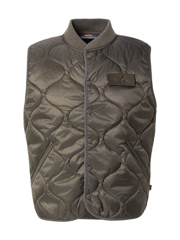 ALPHA INDUSTRIES ALPHA INDUSTRIES Brezrokavnik 'Q-1'  oliva