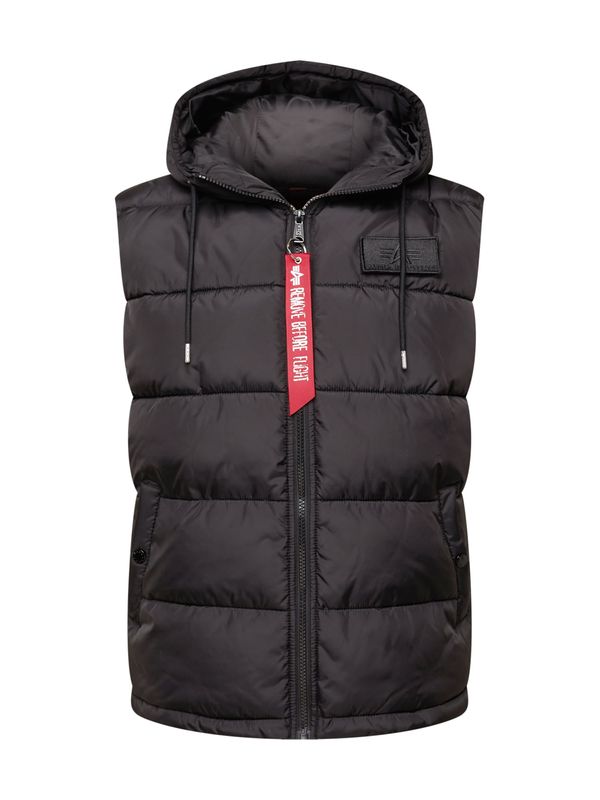 Alpha Industries ALPHA INDUSTRIES Brezrokavnik  rdeča / črna / bela