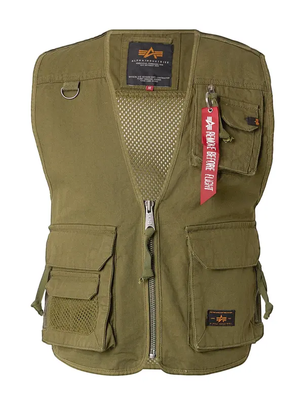 ALPHA INDUSTRIES ALPHA INDUSTRIES Brezrokavnik 'Utility'  oliva