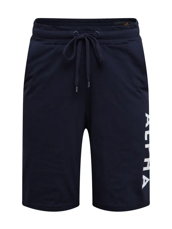 ALPHA INDUSTRIES ALPHA INDUSTRIES Hlače  mornarska / bela