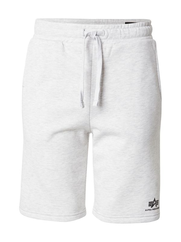 ALPHA INDUSTRIES ALPHA INDUSTRIES Hlače  pegasto siva / črna