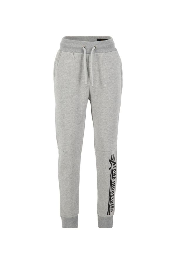 ALPHA INDUSTRIES ALPHA INDUSTRIES Hlače  siva / črna
