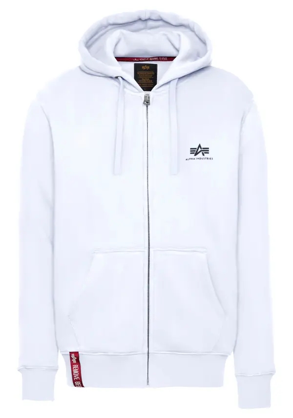 ALPHA INDUSTRIES ALPHA INDUSTRIES Jopa na zadrgo  črna / bela