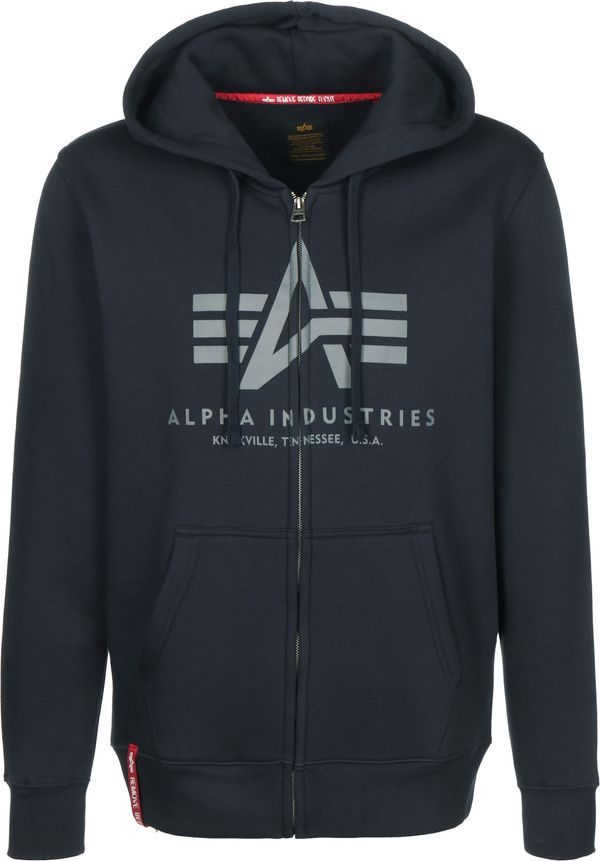 ALPHA INDUSTRIES ALPHA INDUSTRIES Jopa na zadrgo  marine / siva / rdeča / bela