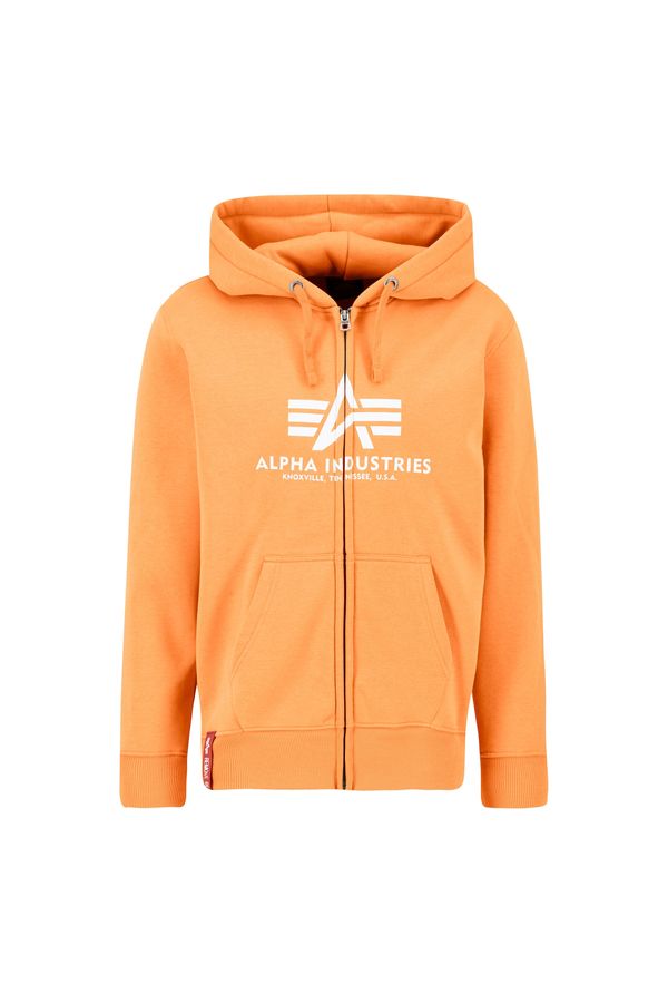 ALPHA INDUSTRIES ALPHA INDUSTRIES Jopa na zadrgo  oranžna / bela