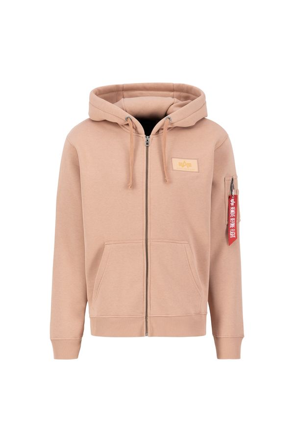 ALPHA INDUSTRIES ALPHA INDUSTRIES Jopa na zadrgo  pastelno oranžna / krvavo rdeča / bela