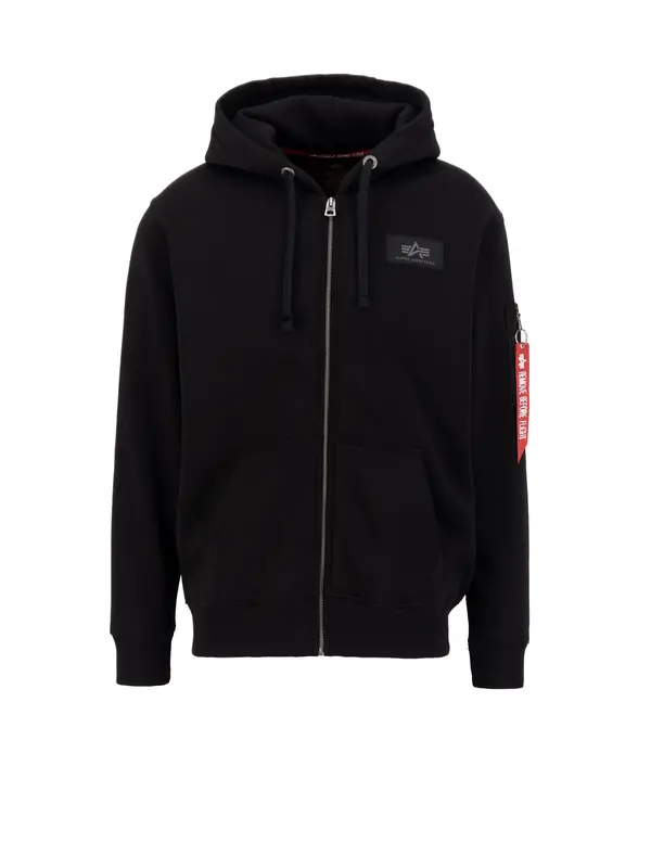 ALPHA INDUSTRIES ALPHA INDUSTRIES Jopa na zadrgo  rdeča / črna