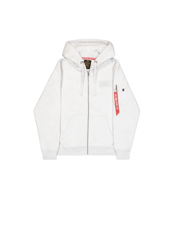 ALPHA INDUSTRIES ALPHA INDUSTRIES Jopa na zadrgo  srebrno-siva / črna