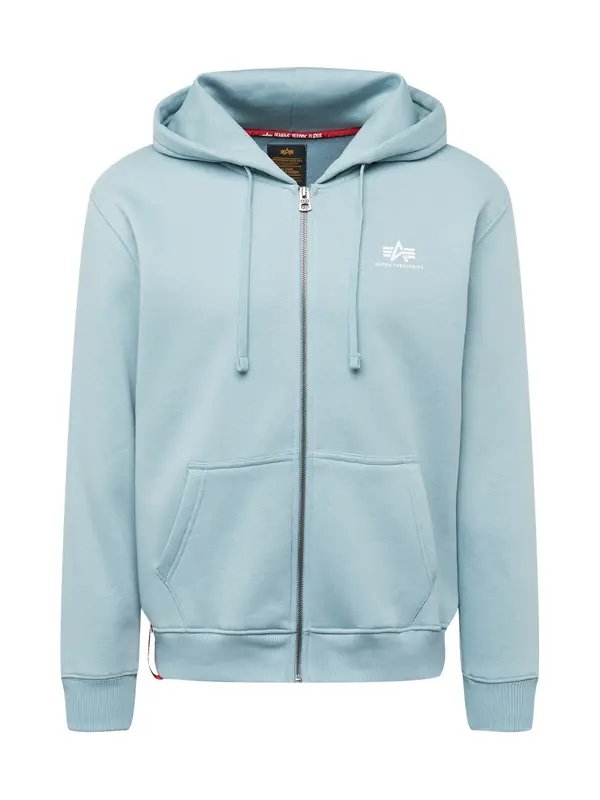 ALPHA INDUSTRIES ALPHA INDUSTRIES Jopa na zadrgo  svetlo modra