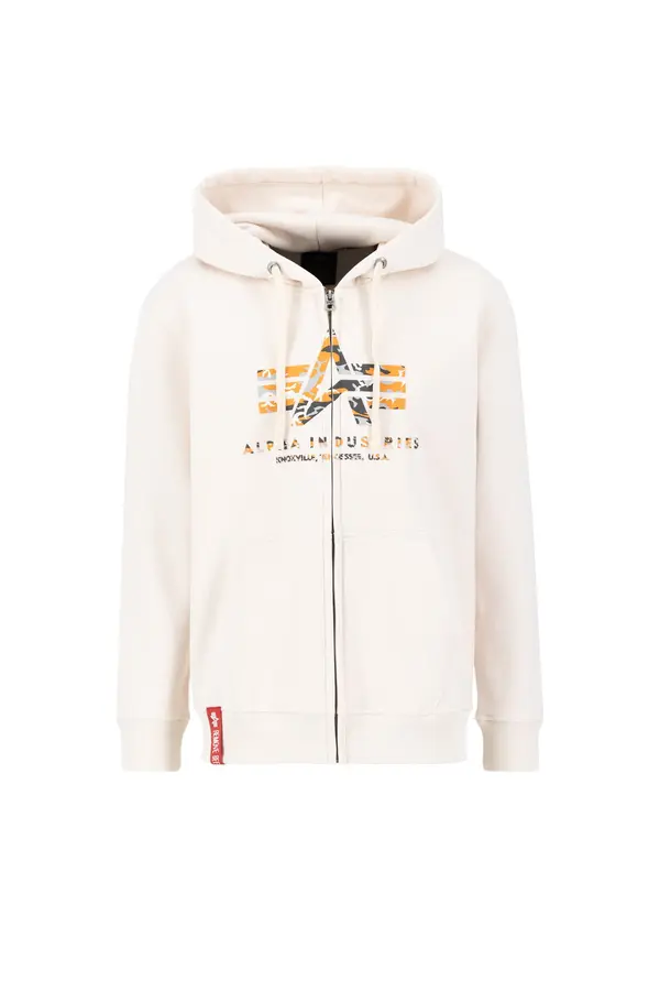 ALPHA INDUSTRIES ALPHA INDUSTRIES Jopa na zadrgo  svetlo modra / oranžna / črna / volneno bela