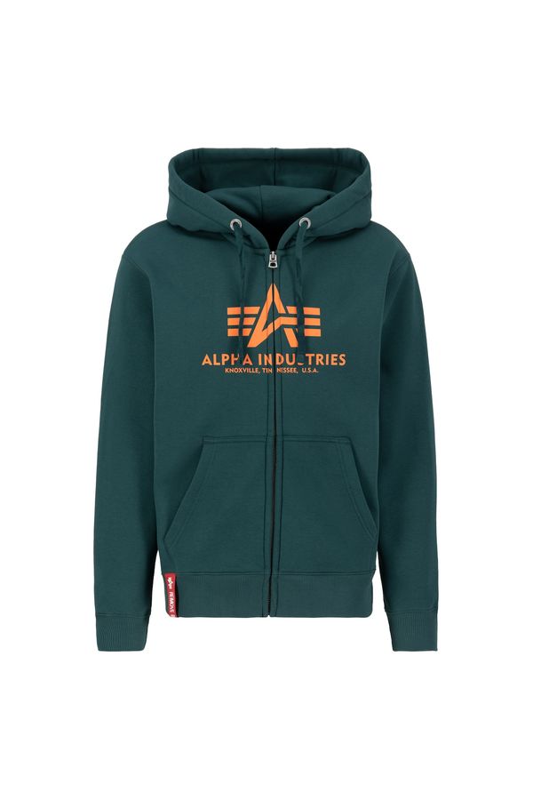 ALPHA INDUSTRIES ALPHA INDUSTRIES Jopa na zadrgo  zelena / oranžna