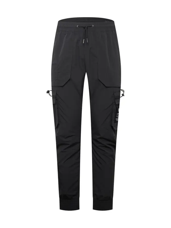 ALPHA INDUSTRIES ALPHA INDUSTRIES Kargo hlače  črna / bela