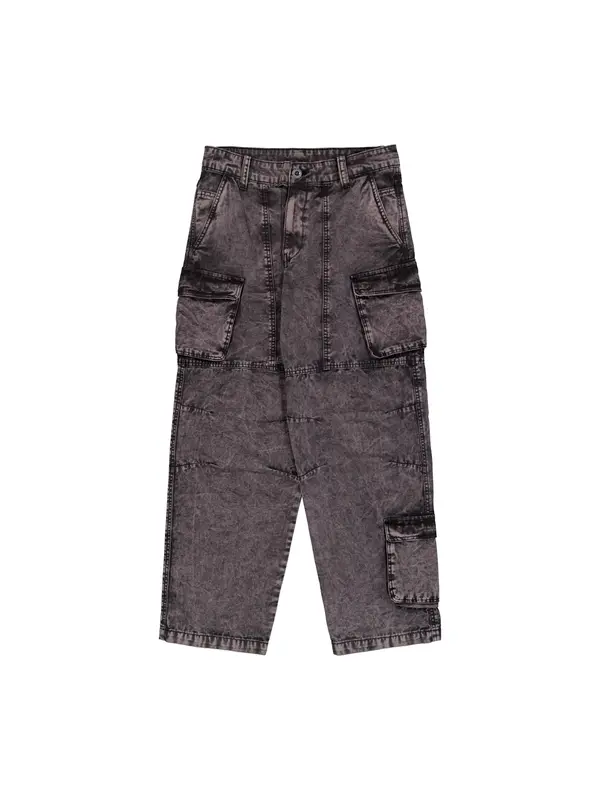 ALPHA INDUSTRIES ALPHA INDUSTRIES Kargo kavbojke  črn denim