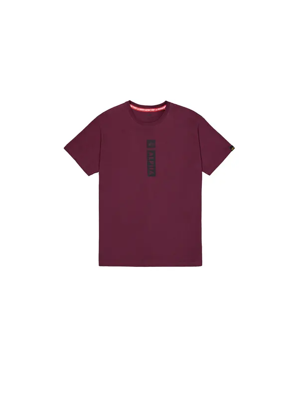 ALPHA INDUSTRIES ALPHA INDUSTRIES Majica 'Alpha Puff'  češnjevo rdeča / črna