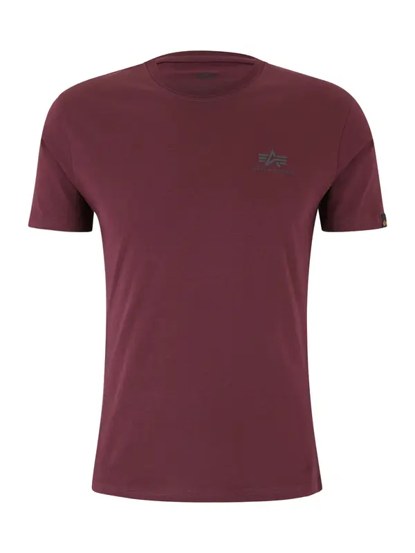 ALPHA INDUSTRIES ALPHA INDUSTRIES Majica  antracit / vinsko rdeča