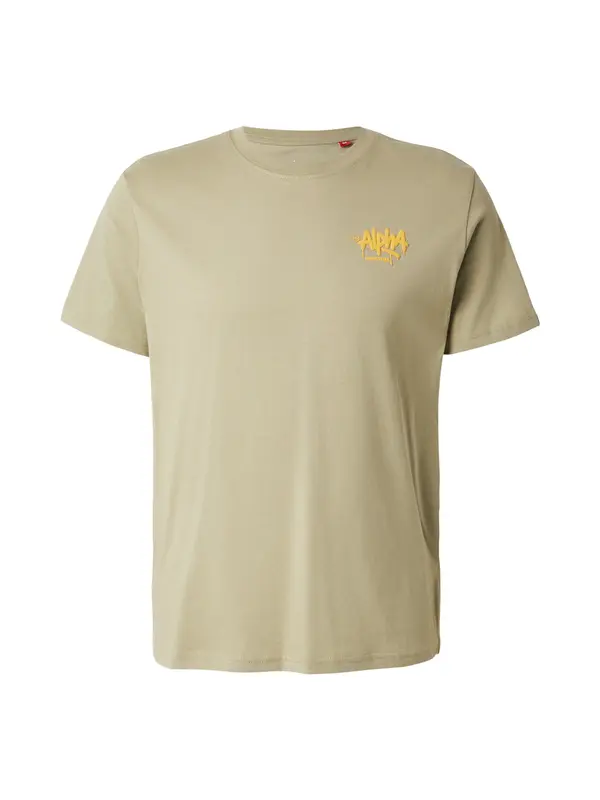 ALPHA INDUSTRIES ALPHA INDUSTRIES Majica  apno / oliva